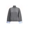 Brunello Cucinelli High Collar Knit Sweater