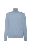 Brunello Cucinelli Turtleneck Sweater In Blue