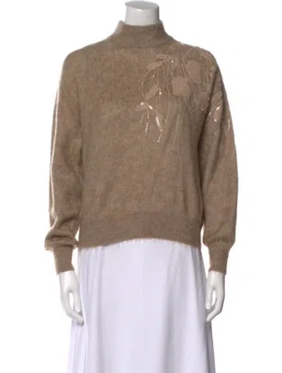 Pre-owned Brunello Cucinelli Turtleneck Sweater In Brown