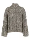 Brunello Cucinelli Sweaters Neutral In Gray