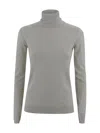 Brunello Cucinelli Long-sleeved T-shirt In Gray
