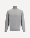 Brunello Cucinelli Men Turtleneck Sweater In Gray