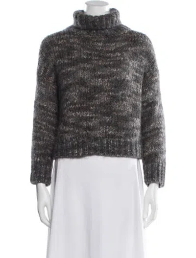 Pre-owned Brunello Cucinelli Turtleneck Sweater In Gray
