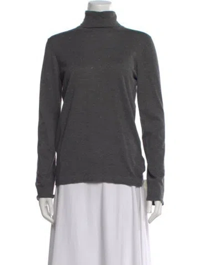 Pre-owned Brunello Cucinelli Turtleneck Sweater In Gray