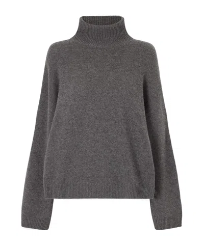 Brunello Cucinelli Turtleneck Sweater In Gray