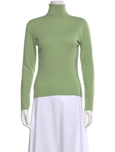 Pre-owned Brunello Cucinelli Turtleneck Sweater In Green