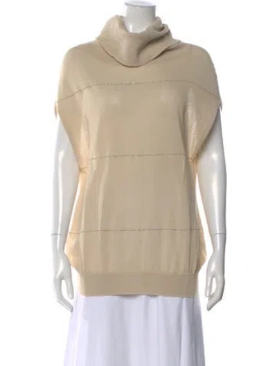 Pre-owned Brunello Cucinelli Turtleneck Sweater In Neutral