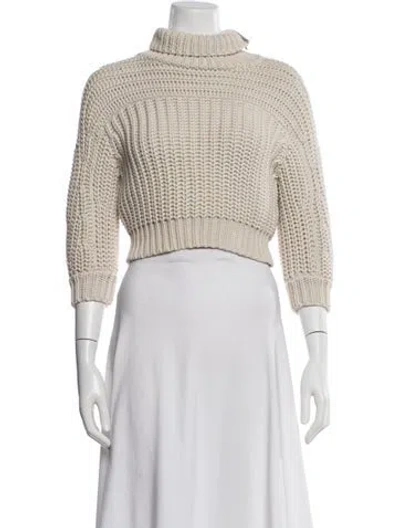 Pre-owned Brunello Cucinelli Turtleneck Sweater In Neutral