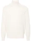 Brunello Cucinelli Roll-neck Cashmere Jumper In Neutrals