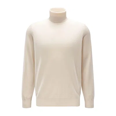 Brunello Cucinelli Turtleneck Sweater In Panama+grey