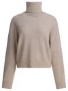 Brunello Cucinelli Turtleneck Sweater In Neutral