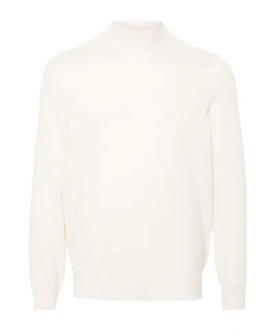 Brunello Cucinelli Turtleneck Sweater In White