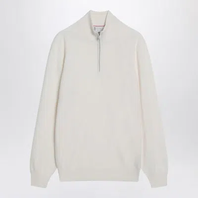 BRUNELLO CUCINELLI BRUNELLO CUCINELLI TURTLENECK SWEATER WITH ZIP