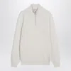 Brunello Cucinelli Kaschmir-rollkragenpullover In White