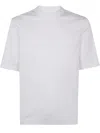 Brunello Cucinelli Cotton Jersey Crew Neck T-shirt With Faux-layering Clothing In Off White