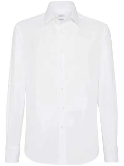 BRUNELLO CUCINELLI TUXEDO SHIRT