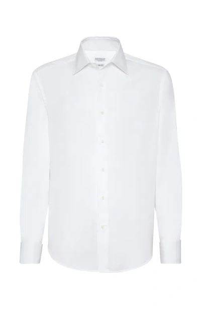 BRUNELLO CUCINELLI BRUNELLO CUCINELLI TUXEDO SHIRT