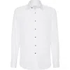 Brunello Cucinelli Cotton Shirt In White