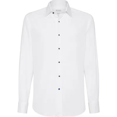 BRUNELLO CUCINELLI BRUNELLO CUCINELLI TUXEDO SHIRT