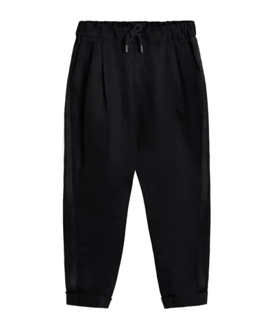 Brunello Cucinelli Tuxedo Trousers In Black