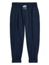 Brunello Cucinelli Tuxedo Trousers In Blue