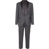 Brunello Cucinelli Tuxedo With Shawl Lapel In Gray