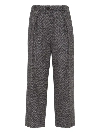 BRUNELLO CUCINELLI TWEED TROUSERS