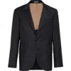Brunello Cucinelli Tailored Wool Blazer In Black