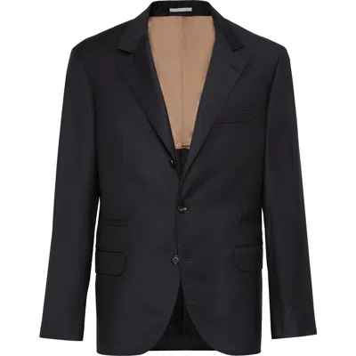 BRUNELLO CUCINELLI BRUNELLO CUCINELLI TWILL BLAZER