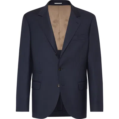 BRUNELLO CUCINELLI BRUNELLO CUCINELLI TWILL BLAZER