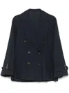 Brunello Cucinelli Double-breasted Jacket In Blue