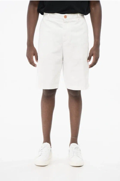 BRUNELLO CUCINELLI TWILL COTTON CHINOS SHORTS