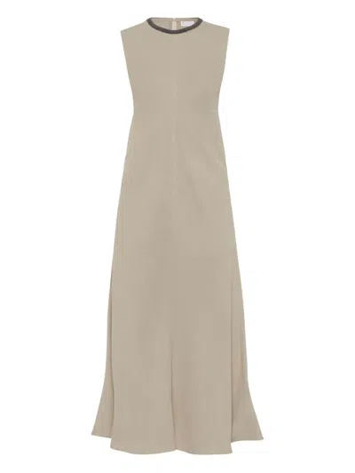 BRUNELLO CUCINELLI TWILL DRESS
