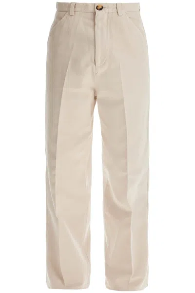 BRUNELLO CUCINELLI BRUNELLO CUCINELLI TWILL GABARDINE TROUSERS WITH GARMENT