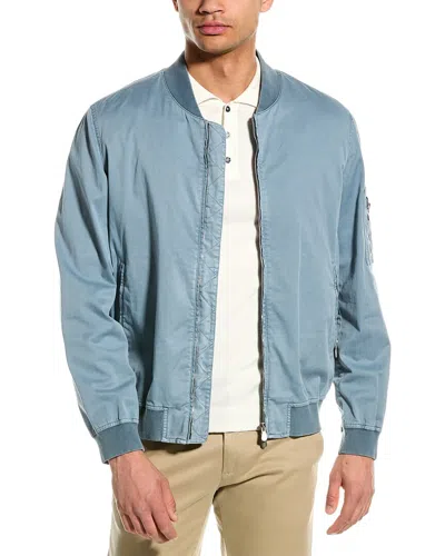 Brunello Cucinelli Twill Jacket In Blue