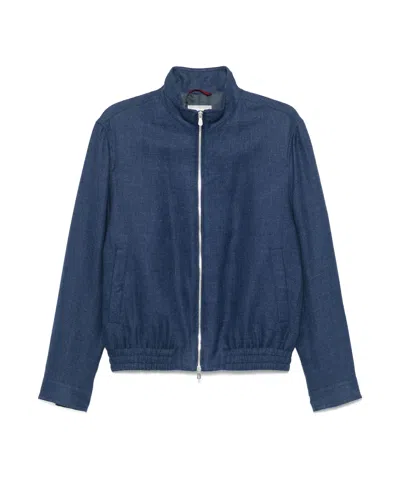 BRUNELLO CUCINELLI BRUNELLO CUCINELLI ZIPPED DENIM JACKET
