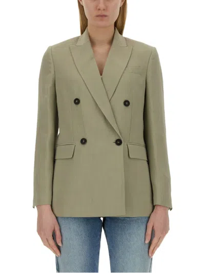 Brunello Cucinelli Women Twill Jacket In Green