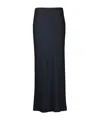 Brunello Cucinelli Twill Maxi Skirt In Black