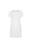 Brunello Cucinelli Monili Twill-minikleid Mit Kettendetail