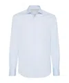 Brunello Cucinelli Cotton Spread-collar Shirt