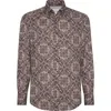 Brunello Cucinelli Cotton-twill Shirt In Anthracite
