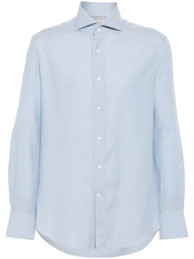 BRUNELLO CUCINELLI TWILL SHIRT