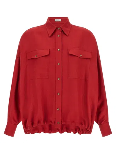 BRUNELLO CUCINELLI BRUNELLO CUCINELLI TWILL SHIRT