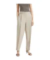 Brunello Cucinelli Twill Slouchy Trousers In Nude