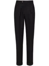 Brunello Cucinelli Corduroy Trousers In 黑色