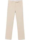 Brunello Cucinelli Twill Trousers In Neutrals