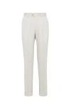 Brunello Cucinelli Twill Trousers In Yuta