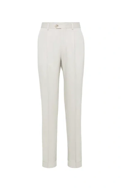 Brunello Cucinelli Twill Trousers In Yuta
