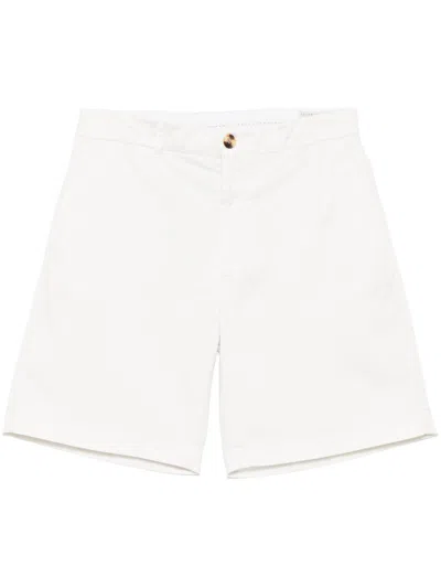Brunello Cucinelli Shorts Aus Twill In Weiss