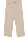 Brunello Cucinelli Twill-weave Trousers In Neutrals